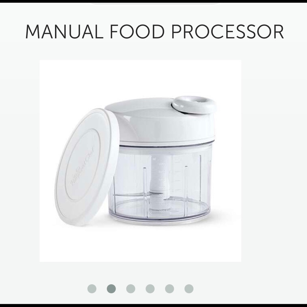 Manual food processor